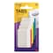 Scotch Post-it Tabs 2 in. W X 1.5 in. L Assorted Sticky Filing Tabs 4 pad 686F-1 - alternate 4